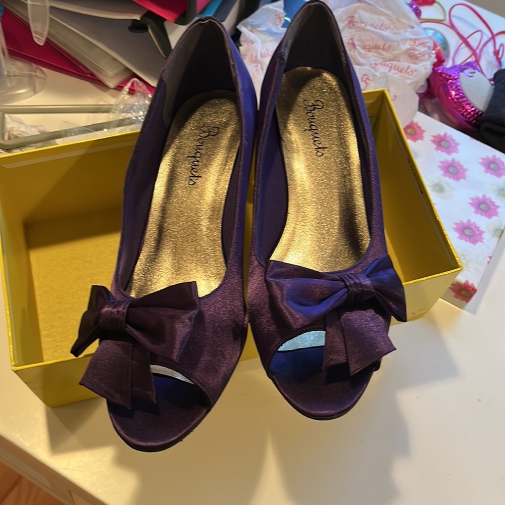 Purple Sister of the Bride Wedding Shoes size 11